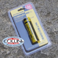 Nitecore - NL188 - Batteria ricaricabile protetta Li-Ion 18650 3.7V 3100mAh